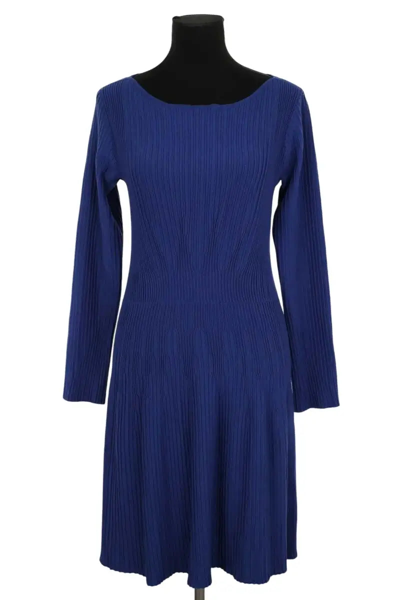 Robe Emporio Armani Bleu en Coton, taille XL - Seconde Main