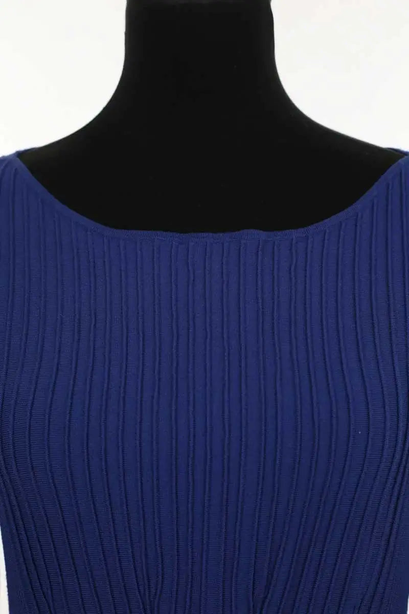 Robe Emporio Armani Bleu en Coton