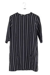 Robe Equipment Noir en Soie, taille S - Seconde Main