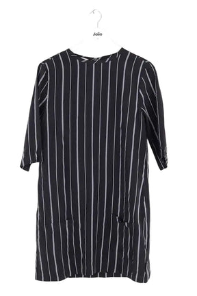 Robe Equipment Noir en Soie, taille S - Seconde Main