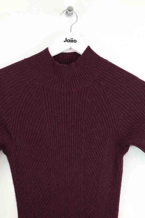 Robe Eric Bompard Bordeaux en Cachemire