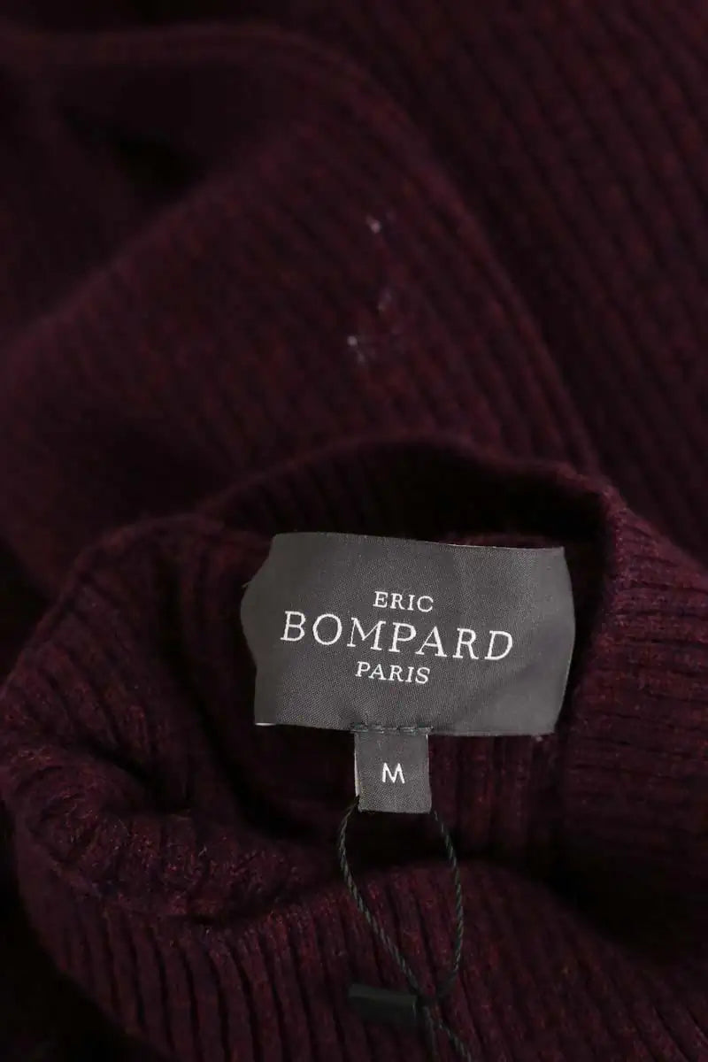 Robe Eric Bompard Bordeaux en Cachemire