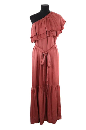 Robe Essentiel Antwerp Marron en Viscose, taille S - Seconde Main