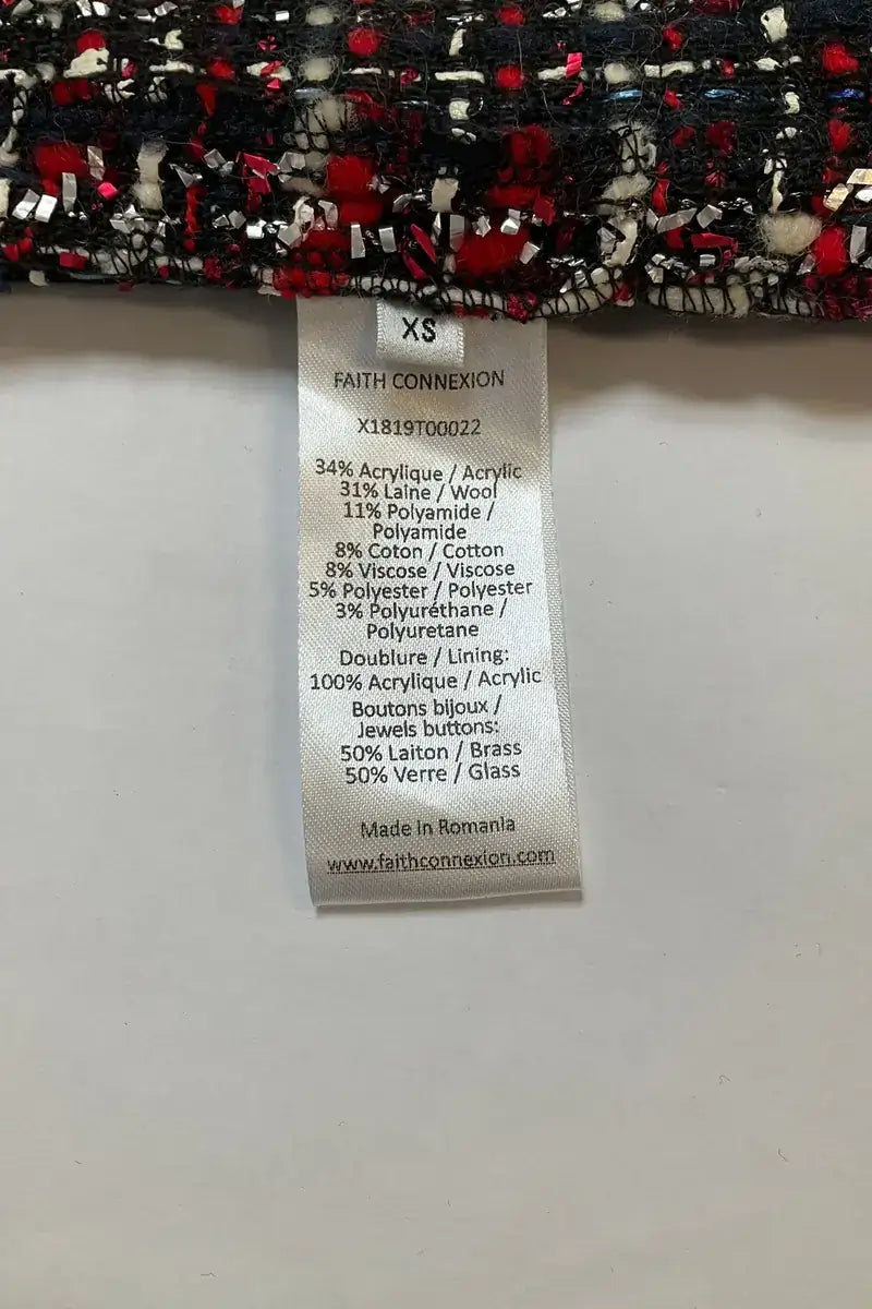 Robe Faith Connexion Rouge en Laine