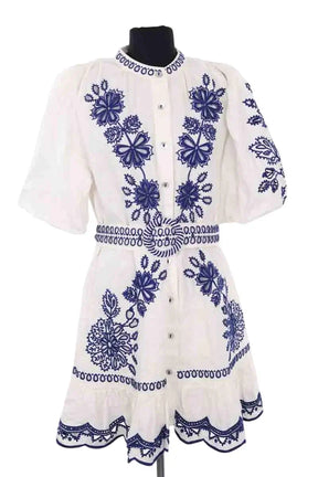 Robe Farm Rio Blanc en Lin, taille M - Seconde Main
