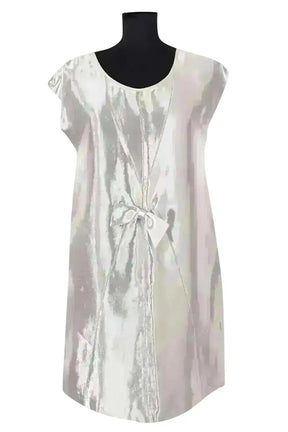 Robe Fendi Argent en Viscose, taille S - Seconde Main