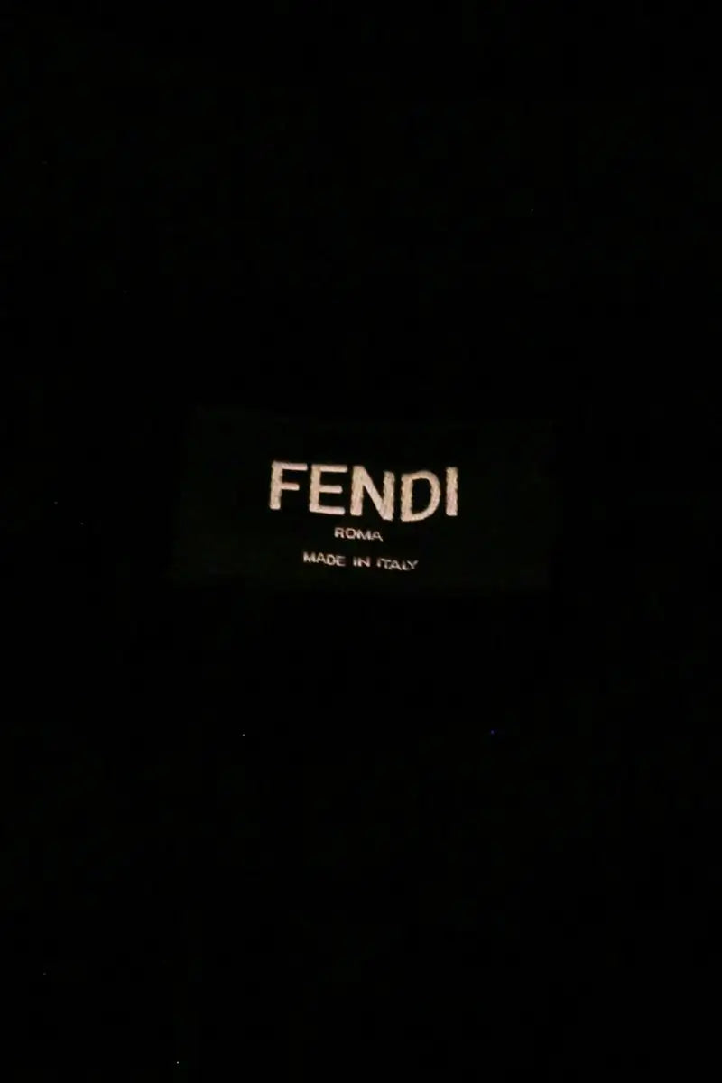 Robe Fendi Noir en Coton