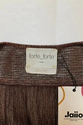Robe Forte_Forte Doré en Synthétique