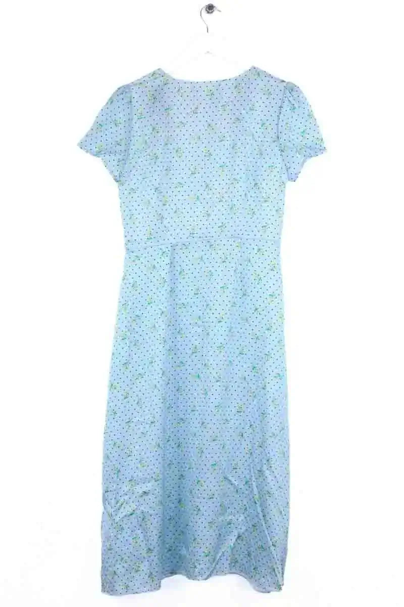 Robe From Future Bleu en Soie