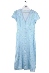 Robe From Future Bleu en Soie, taille M - Seconde Main