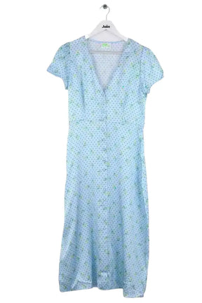 Robe From Future Bleu en Soie, taille M - Seconde Main