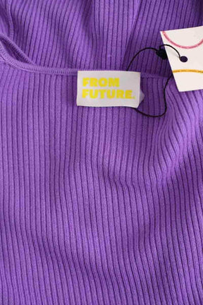 Robe From Future Violet en Laine