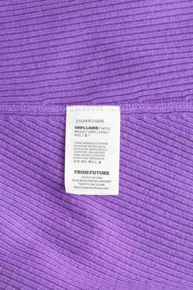 Robe From Future Violet en Laine
