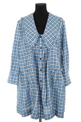 Robe Ganni Bleu en Polyester, taille M - Seconde Main