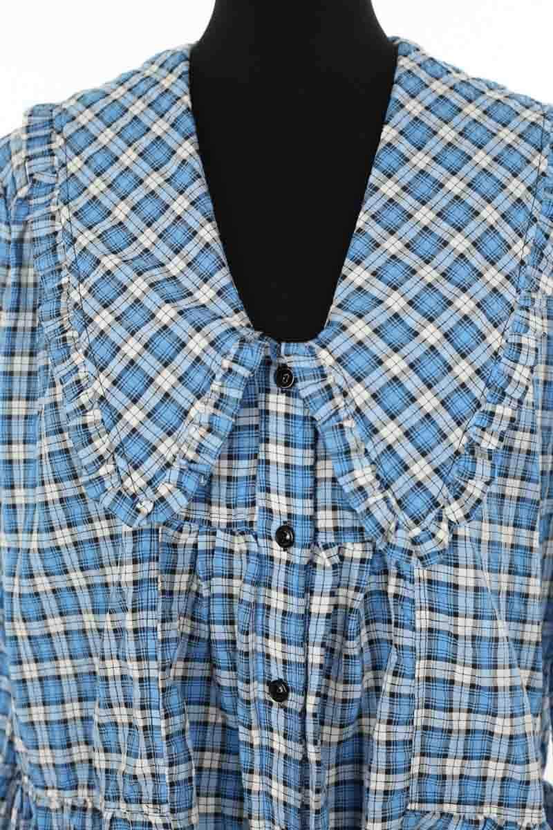 Robe Ganni Bleu en Polyester
