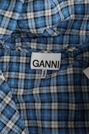 Robe Ganni Bleu en Polyester
