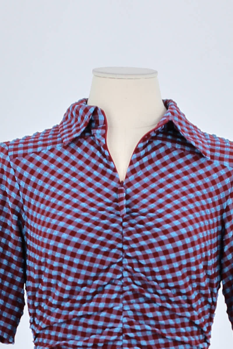 Robe Ganni Violet en Polyester