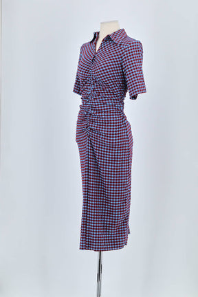 Robe Ganni Violet en Polyester