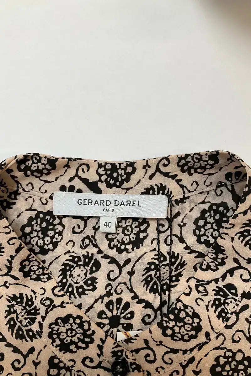 Robe Gerard Darel Beige en Viscose