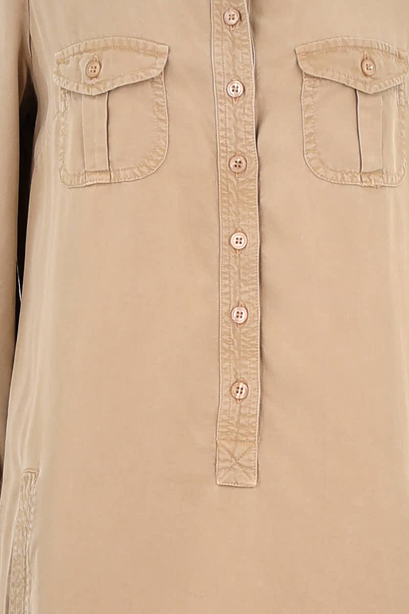 Robe Gerard Darel Beige en Viscose