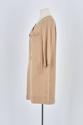 Robe Gerard Darel Beige en Viscose