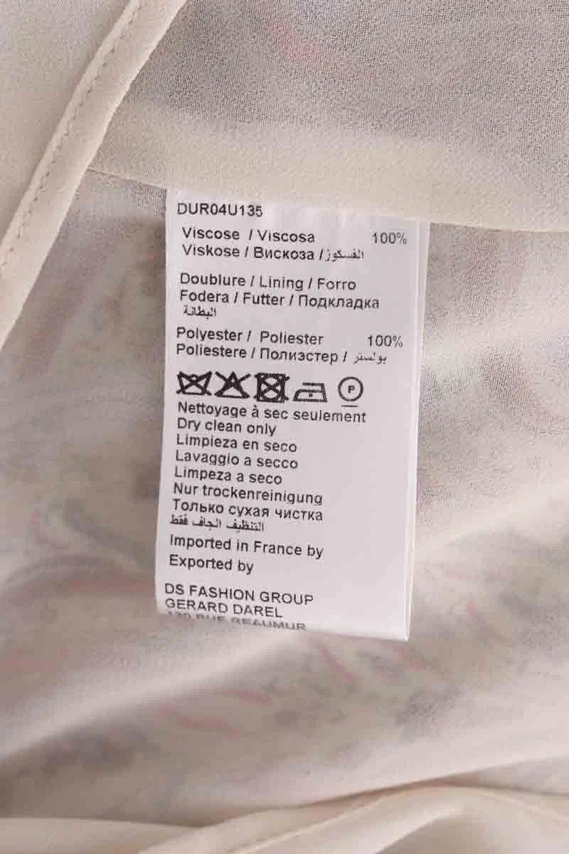 Robe Gerard Darel Blanc en Viscose