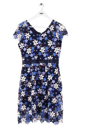 Robe Gerard Darel Bleu en Coton, taille L - Seconde Main