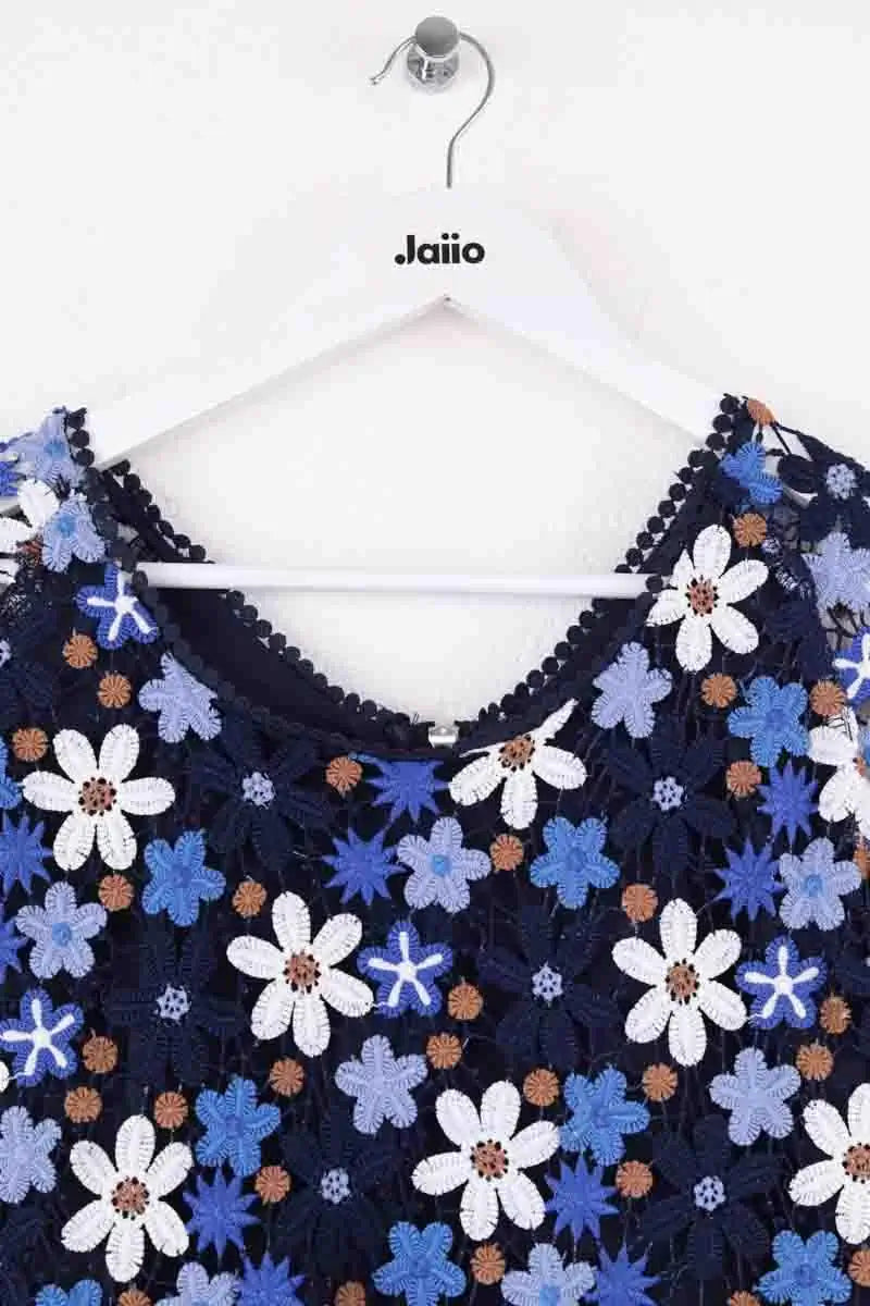 Robe Gerard Darel Bleu en Coton