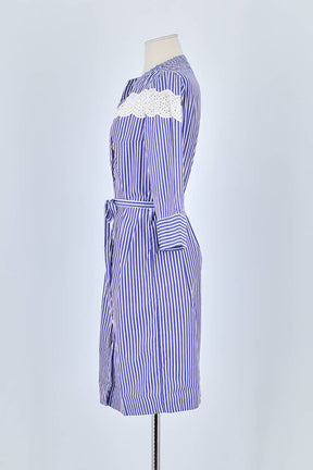 Robe Gerard Darel Bleu en Coton