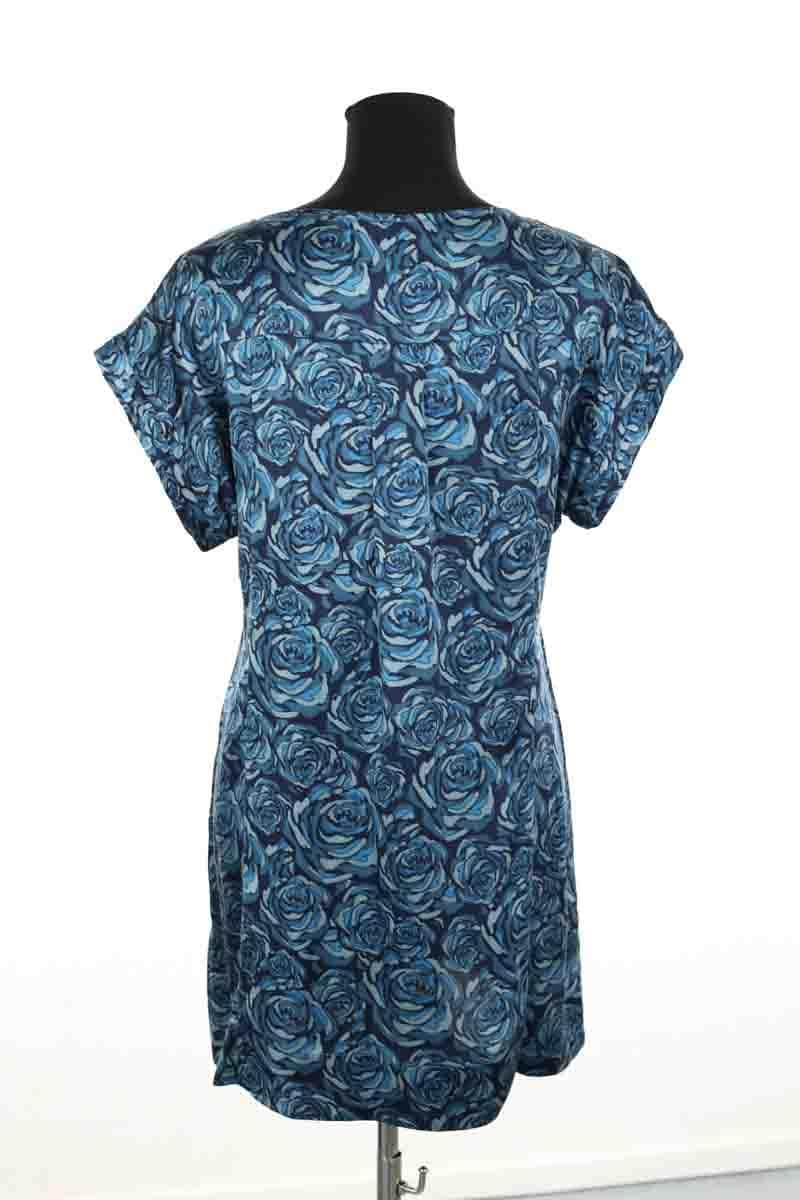 Robe Gerard Darel Bleu en Soie