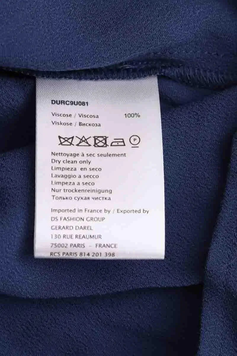 Robe Gerard Darel Bleu en Viscose