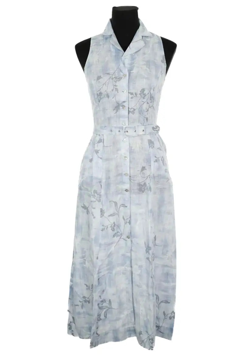 Robe Gerard Darel Bleu en Viscose, taille S - Seconde Main