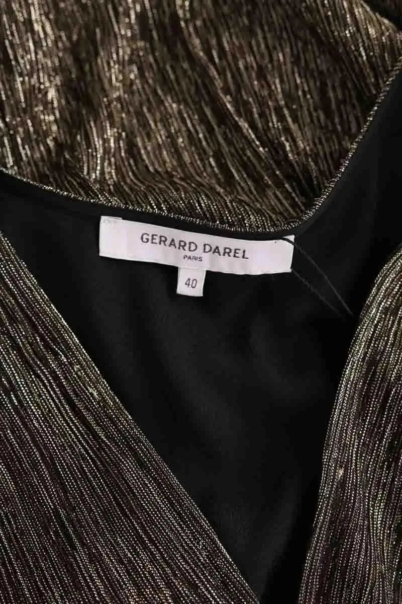 Robe Gerard Darel Doré en Synthétique