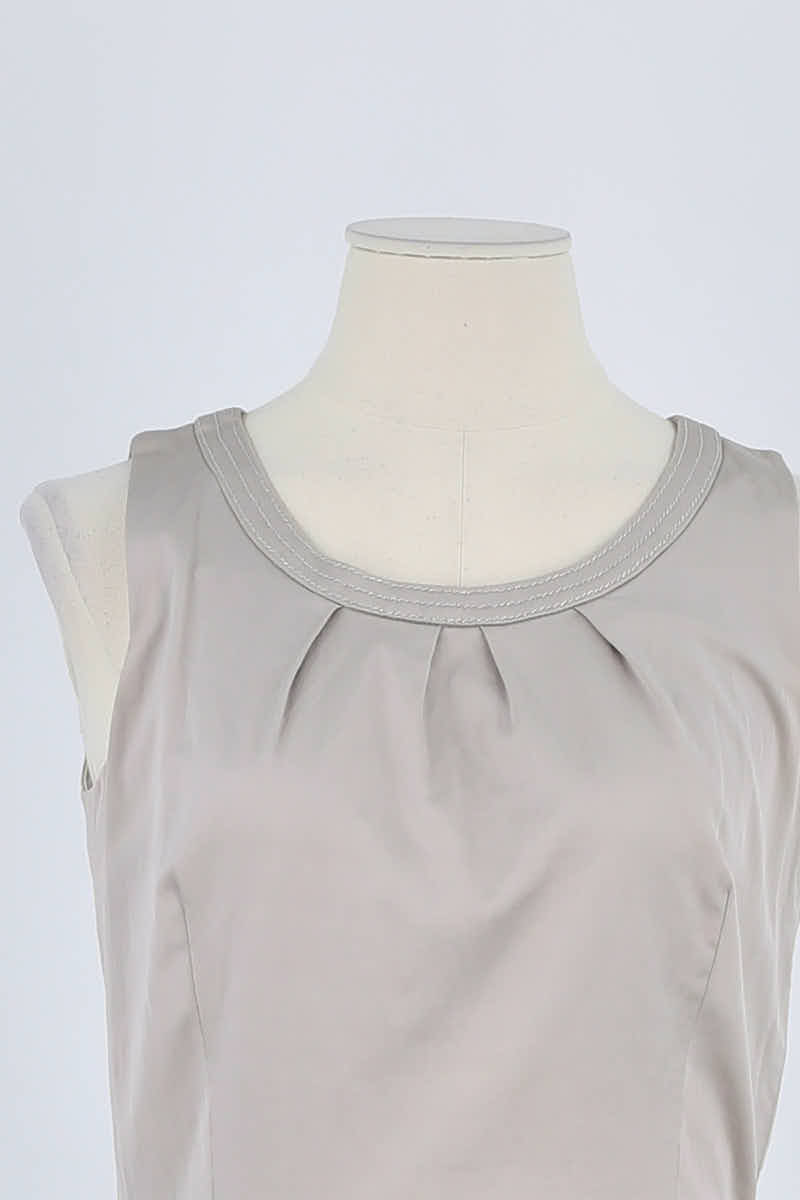 Robe Gerard Darel Gris en Coton