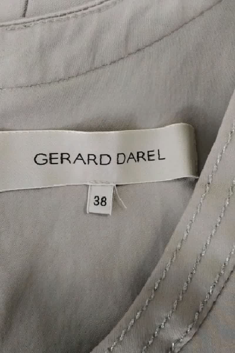 Robe Gerard Darel Gris en Coton