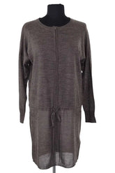 Robe Gerard Darel Gris en Laine, taille L - Seconde Main
