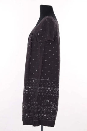 Robe Gerard Darel Gris en Viscose