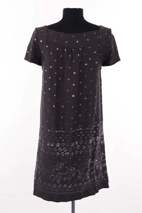 Robe Gerard Darel Gris en Viscose