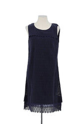 Robe Gerard Darel Marine en Coton, taille XL - Seconde Main