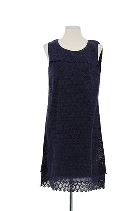 Robe Gerard Darel Marine en Coton, taille XL - Seconde Main