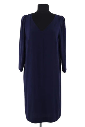 Robe Gerard Darel Marine en Synthétique, taille S - Seconde Main