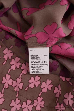 Robe Gerard Darel Marron en Soie