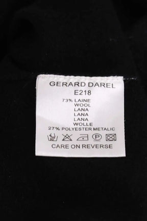 Robe Gerard Darel Noir en Laine