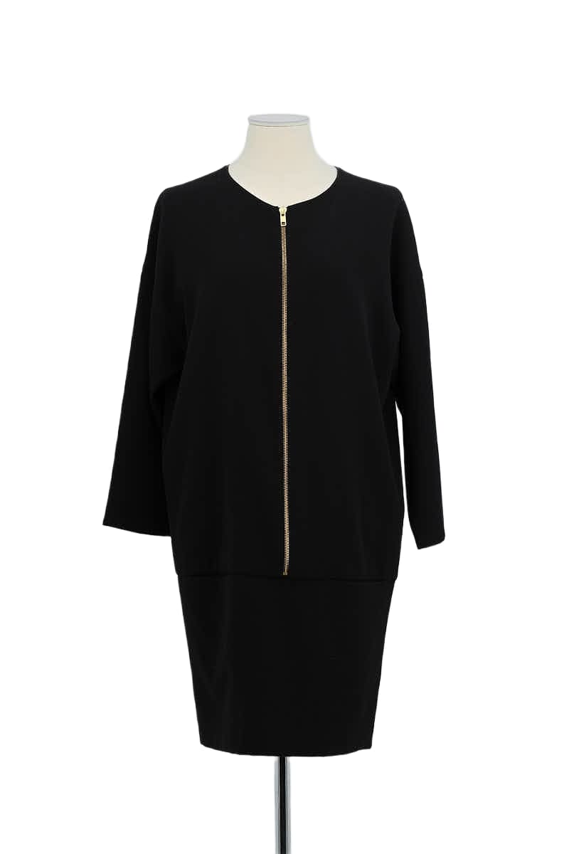 Robe Gerard Darel Noir en Polyester, taille M - Seconde Main