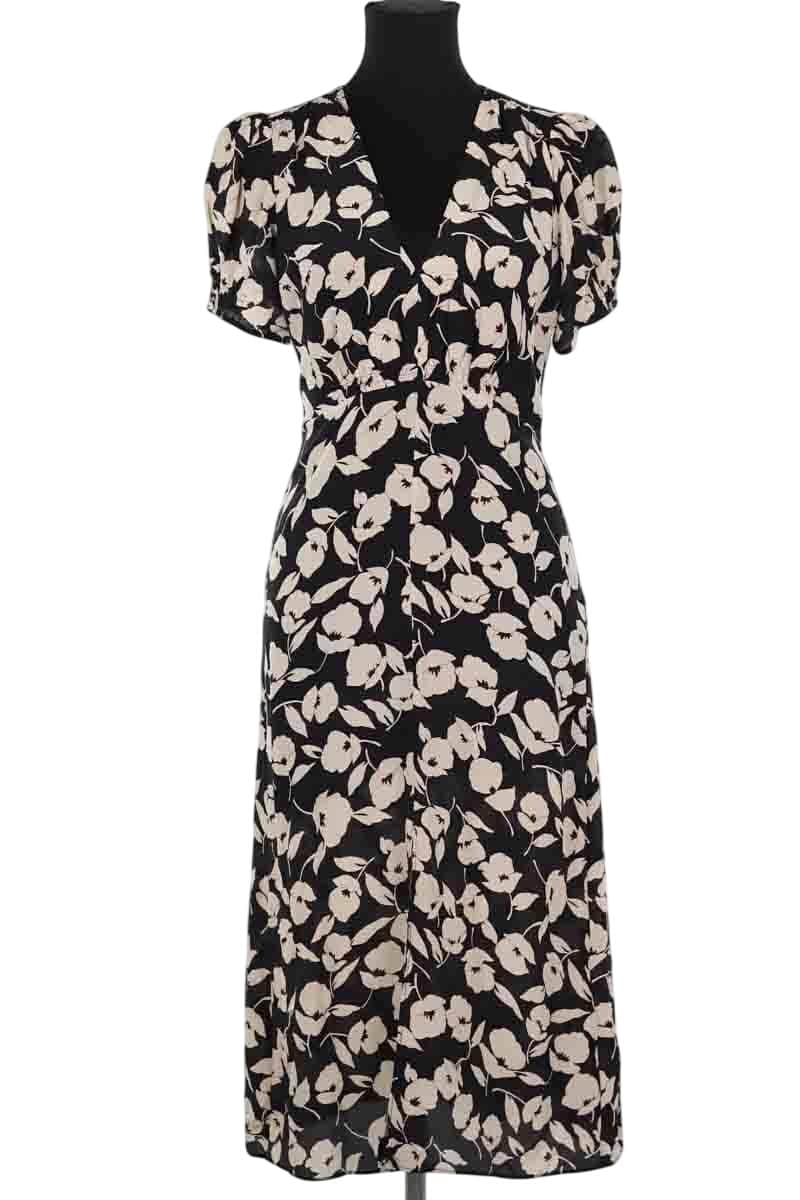 Robe Gerard Darel Noir en Soie, taille S - Seconde Main