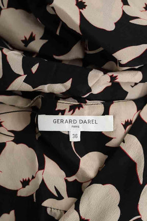 Robe Gerard Darel Noir en Soie