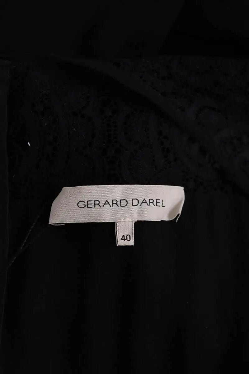 Robe Gerard Darel Noir en Synthétique