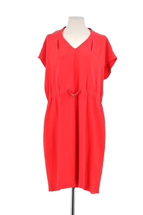 Robe Gerard Darel Rouge en Polyester, taille XXL - Seconde Main