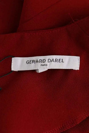 Robe Gerard Darel Rouge en Synthétique