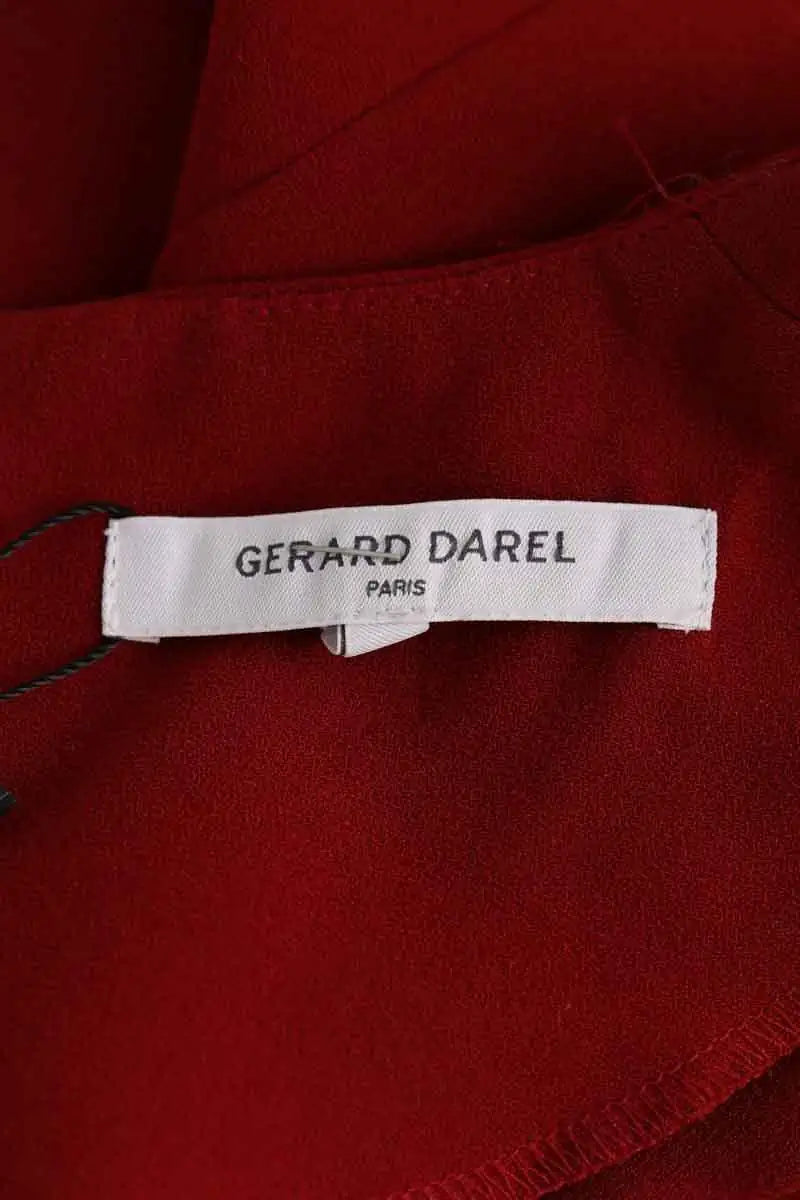 Robe Gerard Darel Rouge en Synthétique